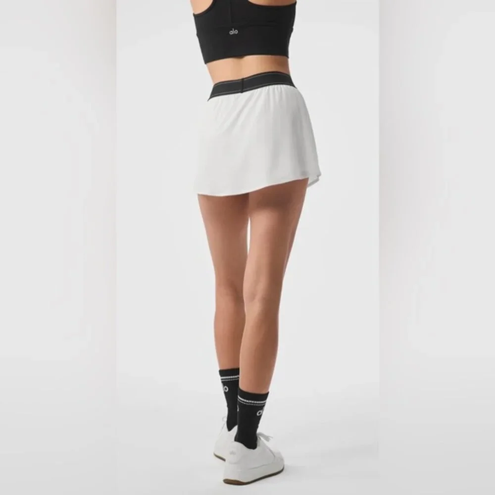 🆕ALO🎱 Match Point Tennis Skirt Core: White Sz Large